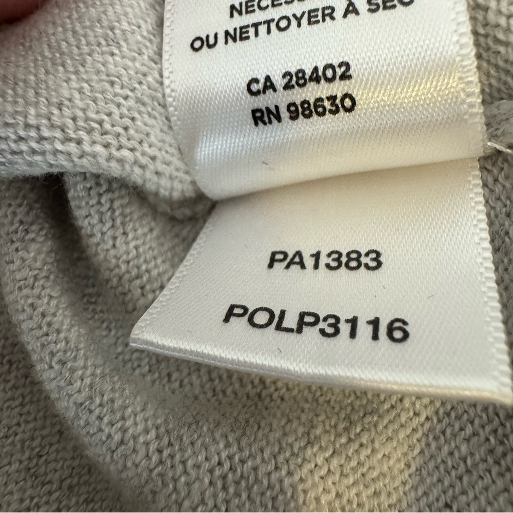 LILLA P Rib Trim Puff Sleeve Sweater Heather Gray Size XS Cotton Modal‎ - Picture 10 of 14